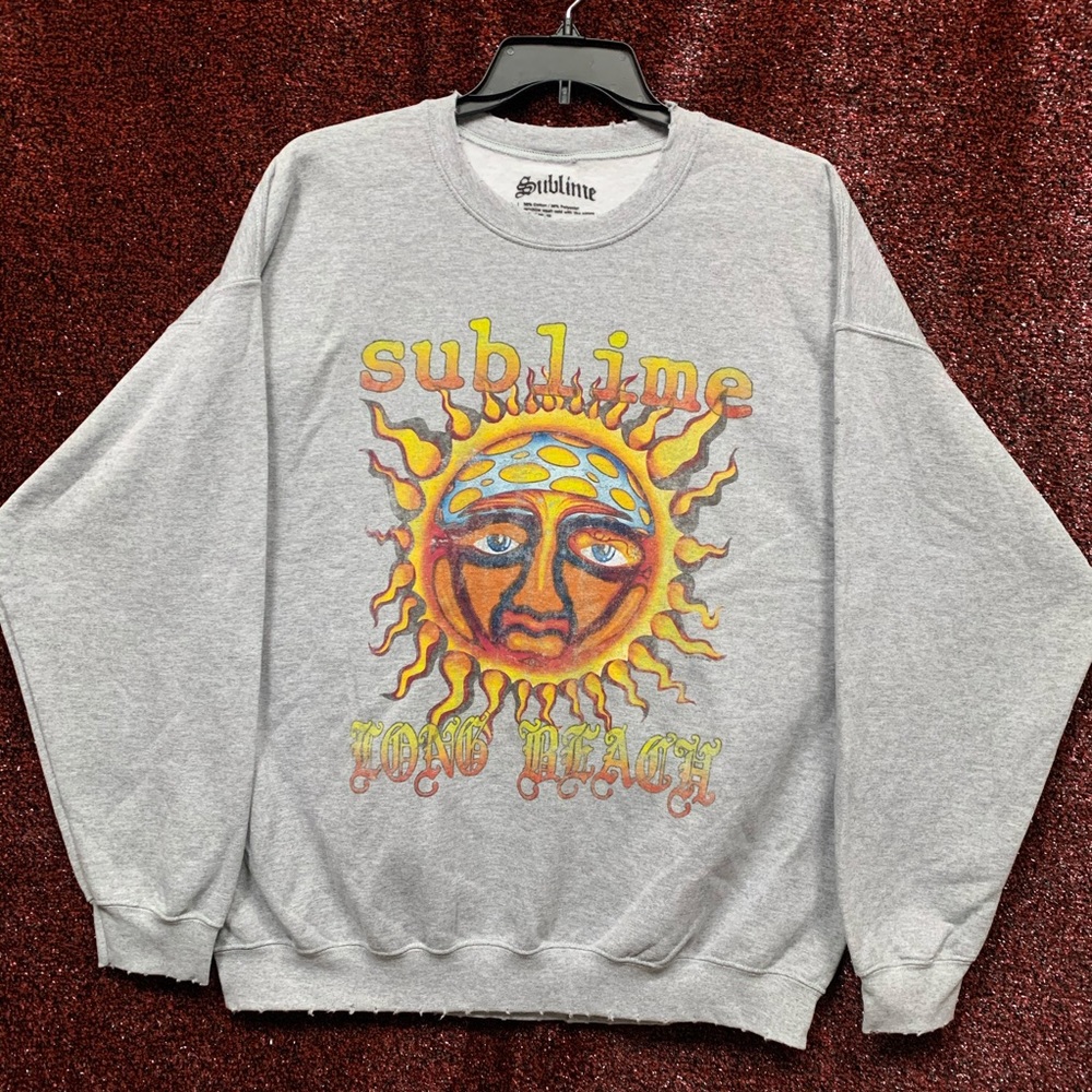 Nirvana  distressed rock crewneck size medium